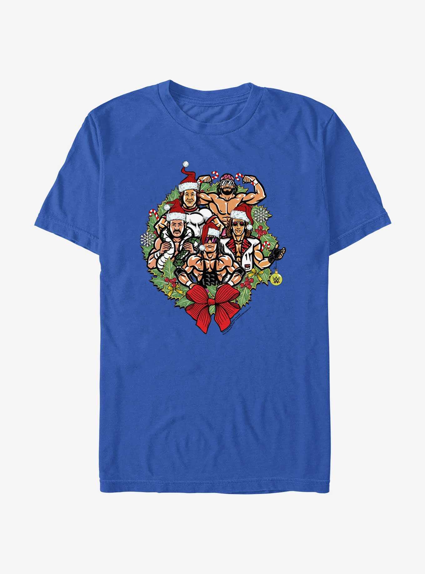 WWE Holiday Legends Wreath T-Shirt, , hi-res