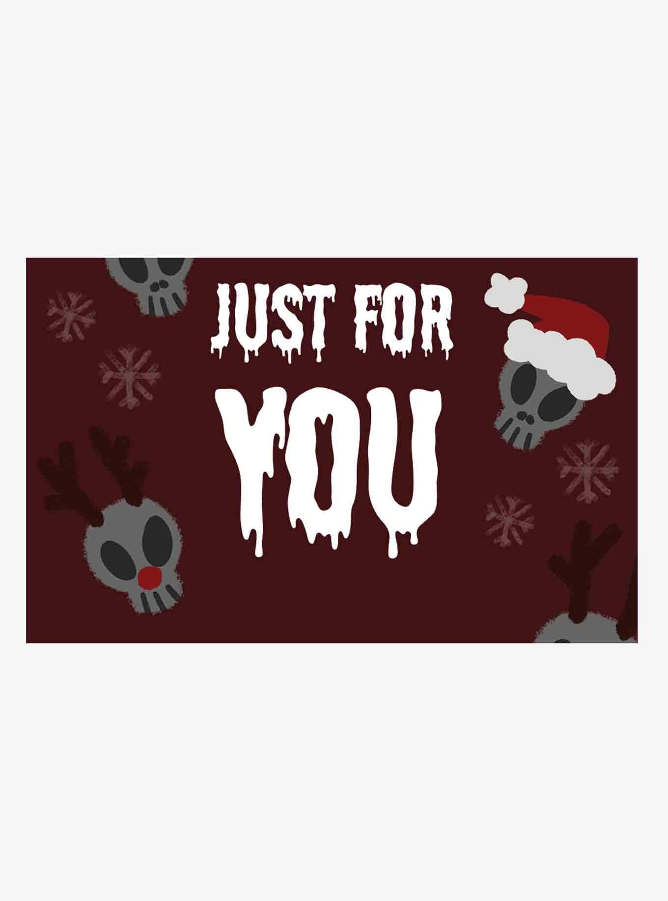 JUST FOR YOU GIFT CARD, BLACK, hi-res