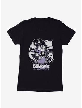 Courage The Cowardly Dog Ghosts Womens T-Shirt, , hi-res