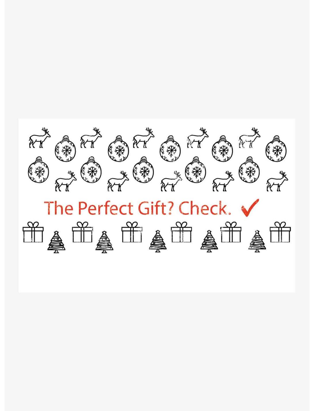 THE PERFECT GIFT?  GIFT CARD, BLACK, hi-res