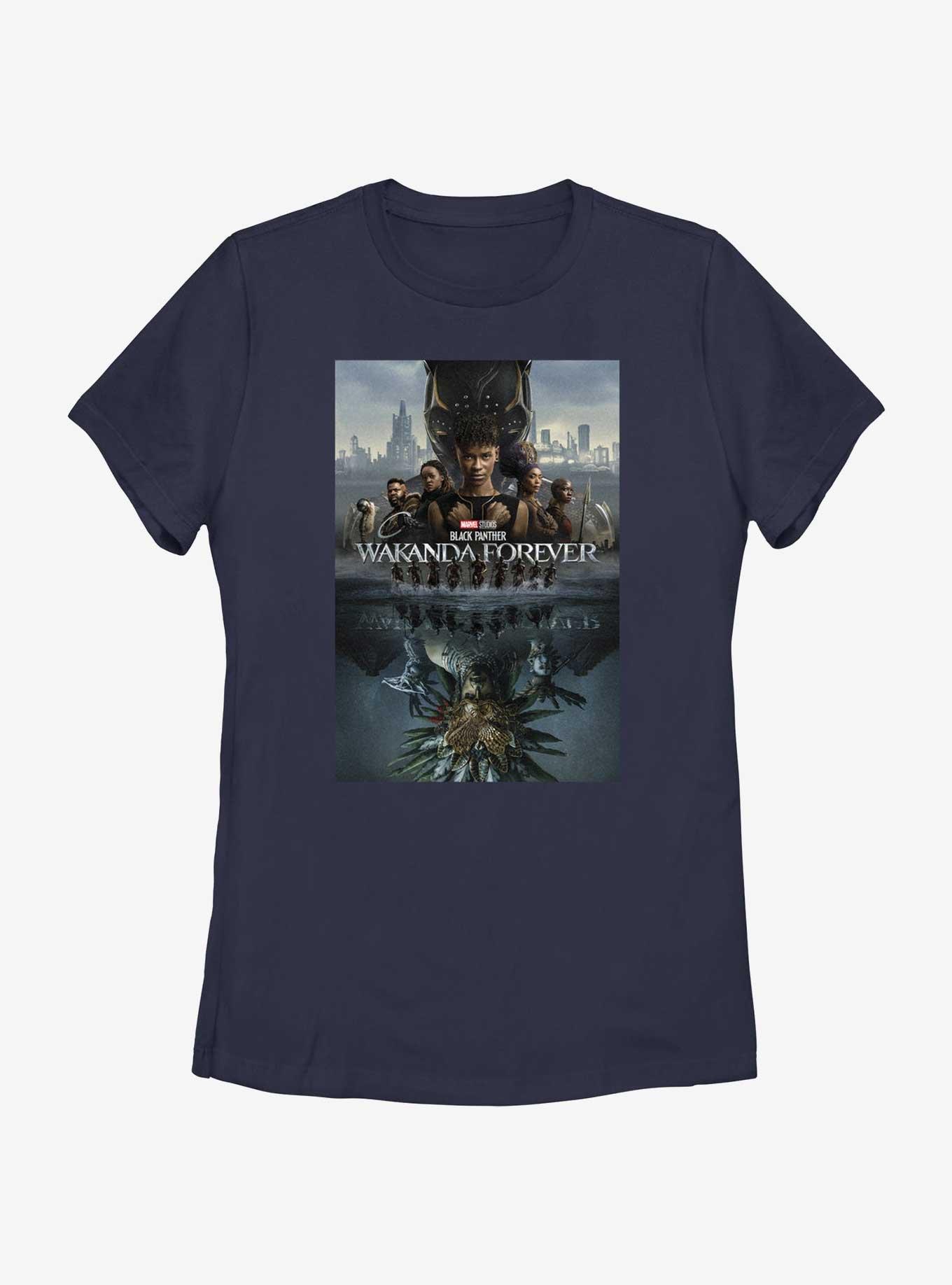 Marvel Black Panther: Wakanda Forever Poster Womens T-Shirt Box Lunch Web Exclusive, , hi-res