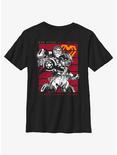 Marvel Black Panther: Wakanda Forever Ironheart Portrait Youth T-Shirt Box Lunch Web Exclusive, BLACK, hi-res