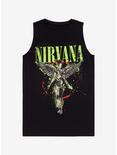 Nirvana In Utero Splatter Muscle Tank Top, BLACK, hi-res