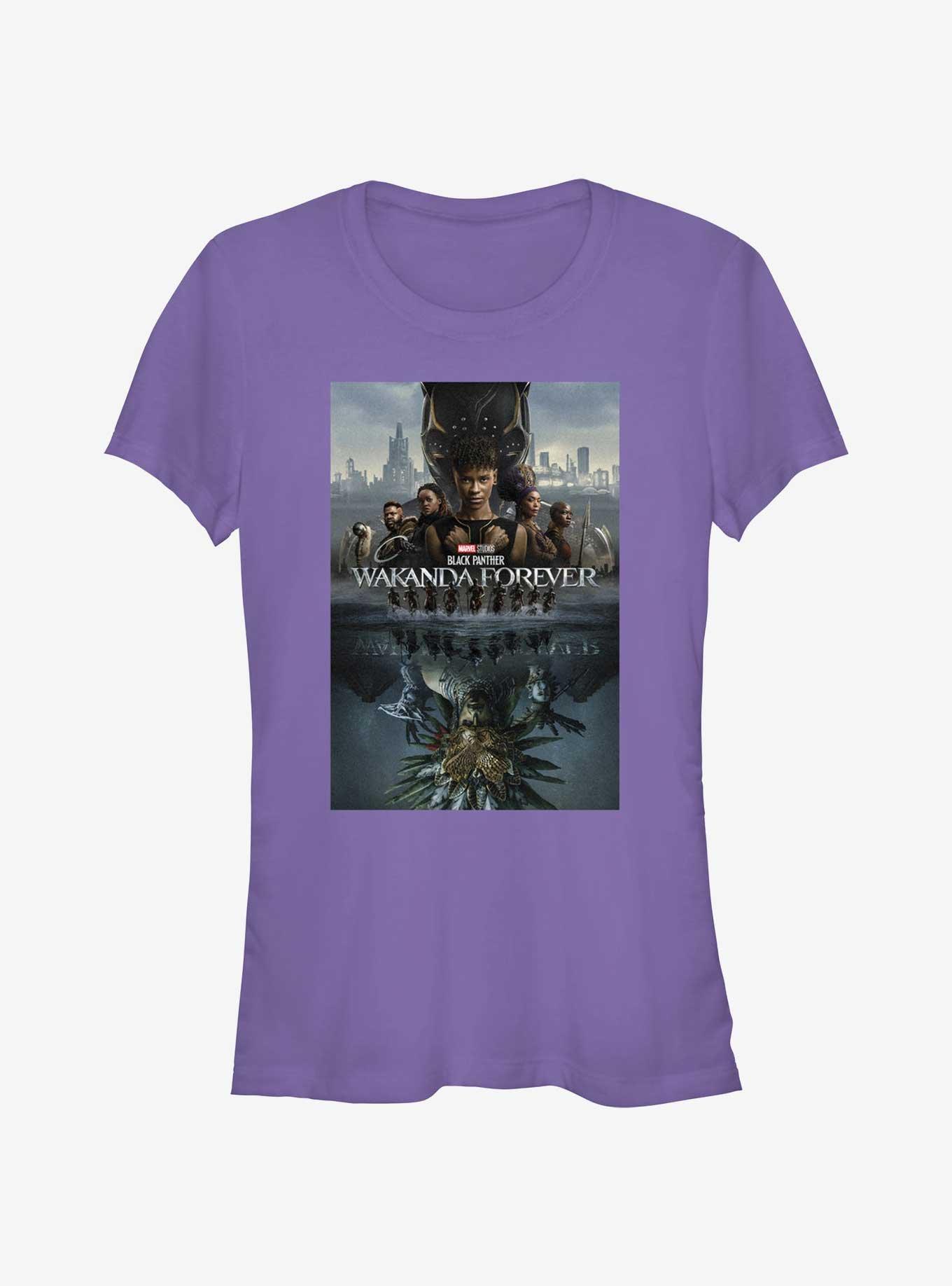 Marvel Black Panther: Wakanda Forever Movie Poster Girls T-Shirt, , hi-res