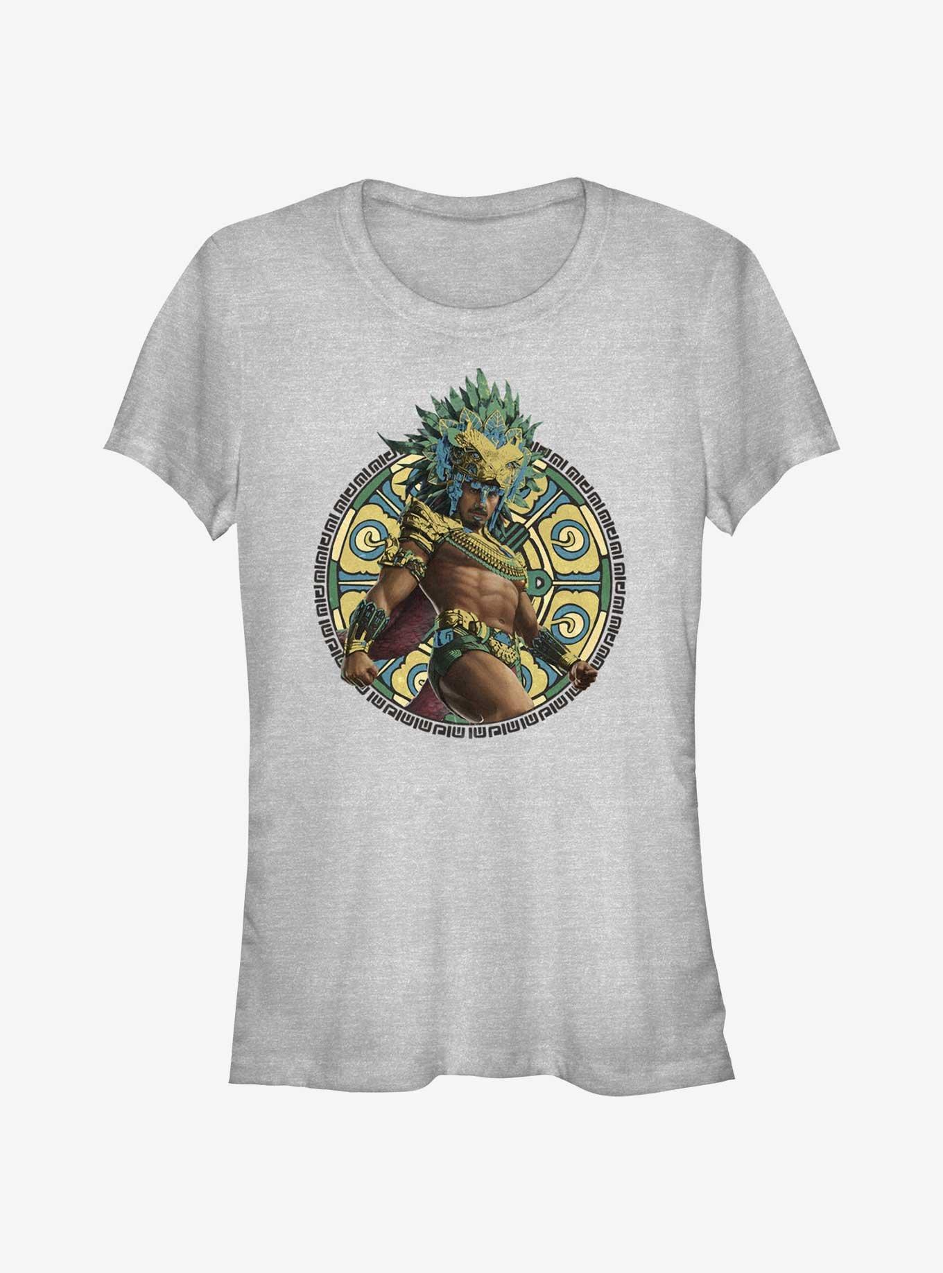 Marvel Black Panther: Wakanda Forever Namor Jaguar Headdress Girls T-Shirt Hot Topic Web Exclusive, , hi-res