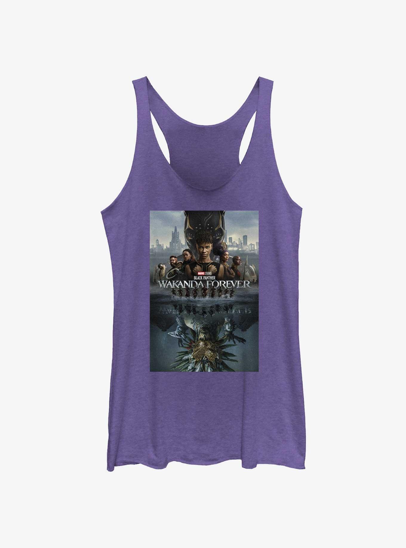 Marvel Black Panther: Wakanda Forever Movie Poster Girls Tank, PUR HTR, hi-res