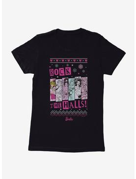 Barbie Rock The Halls Ugly Christmas Womens T-Shirt, , hi-res