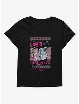 Barbie Rock The Halls Ugly Holiday Womens T-Shirt Plus Size, , hi-res