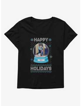 Barbie Snowglobe Holidays Ugly Holiday Womens T-Shirt Plus Size, , hi-res