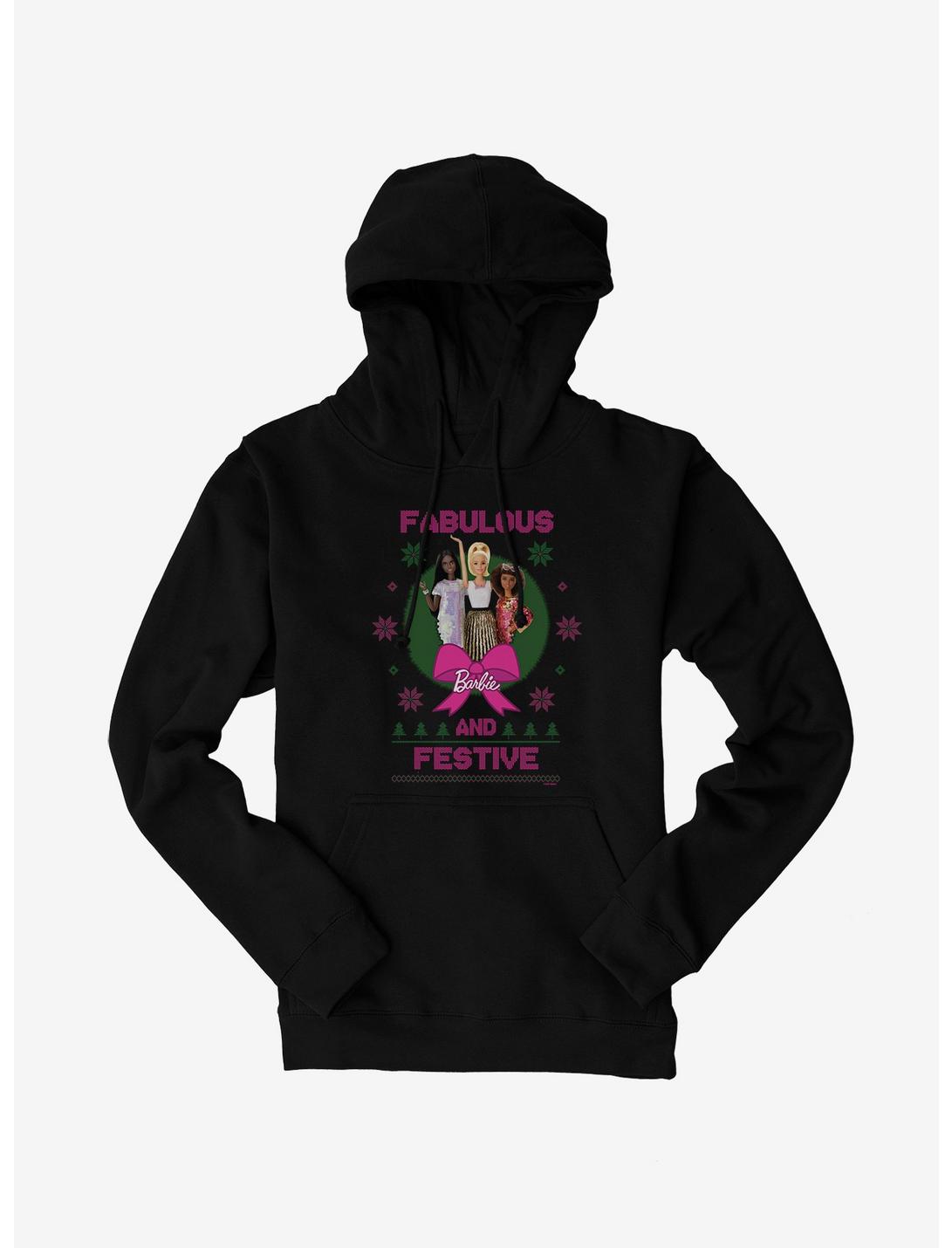 Barbie Fabulous And Festive Ugly Holiday Hoodie, , hi-res