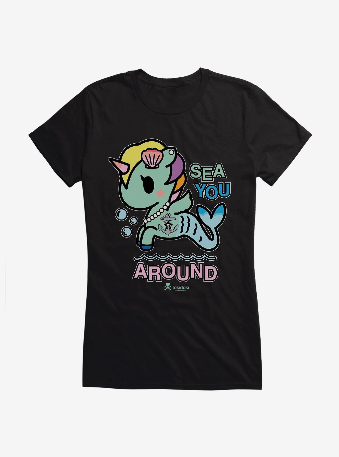 tokidoki Sea You Around Girls T-Shirt, BLACK, hi-res