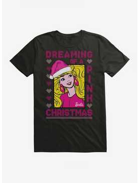 Barbie Dreaming Of A Pink Ugly Christmas Pattern T-Shirt, , hi-res