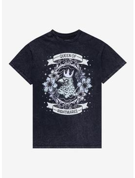 Queen Of Nightmares Raven Girls Crop T-Shirt, , hi-res