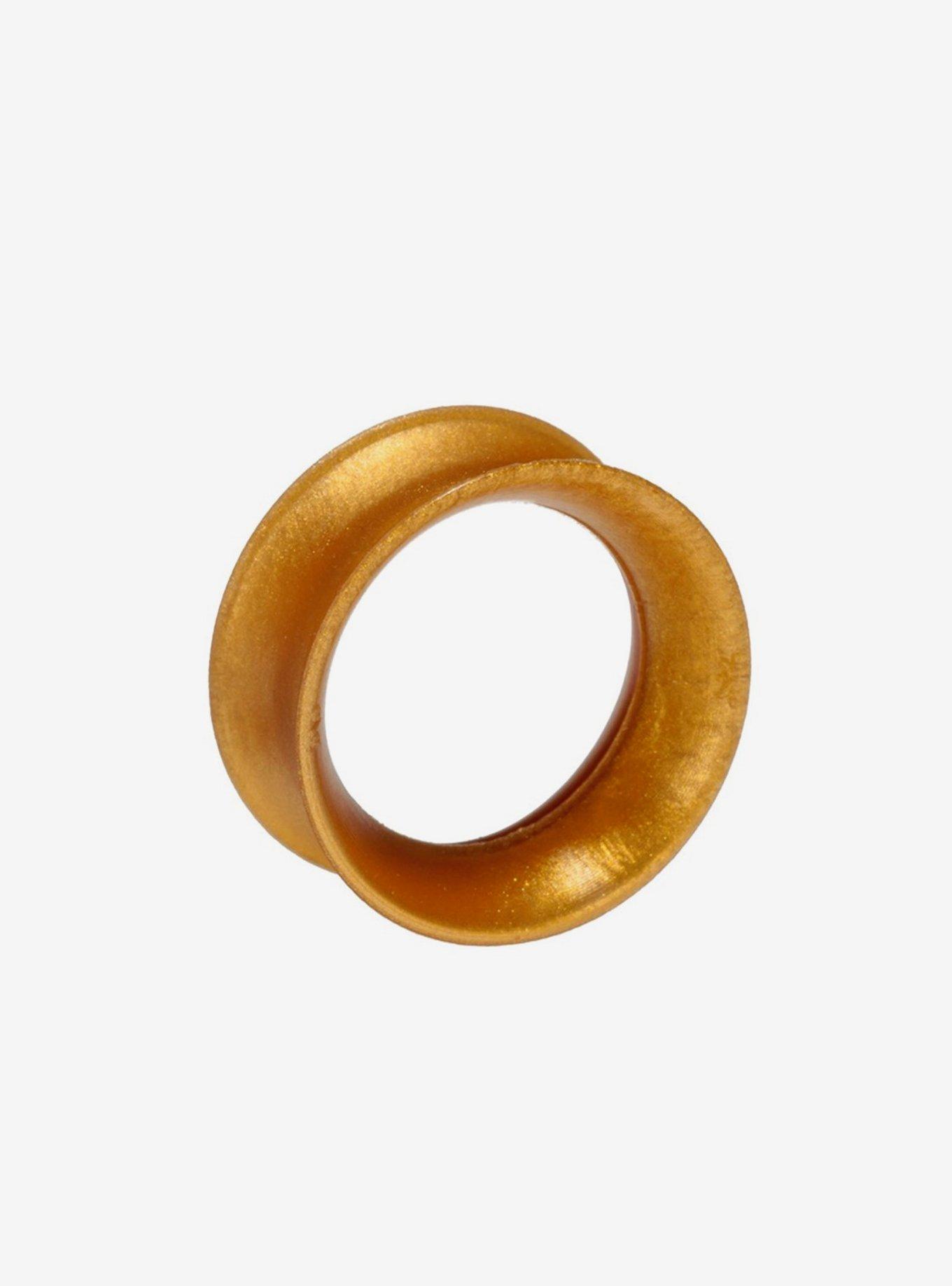 Kaos Softwear Gold Earskin Eyelet Plug 2 Pack, GOLD, hi-res