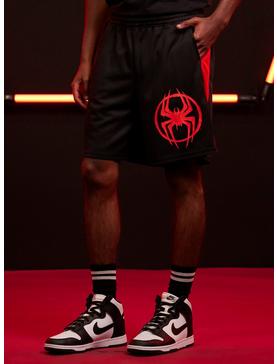 Plus Size Our Universe Marvel Spider-Man: Across The Spider-Verse Miles Basketball Shorts, , hi-res