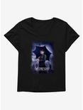 Wednesday TV Series Poster Womens T-Shirt Plus Size, BLACK, hi-res