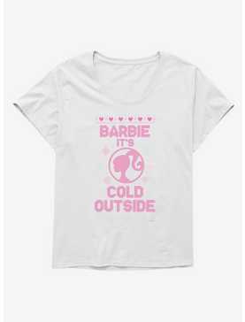 Barbie It's Cold Outside Ugly Christmas Pattern Girls T-Shirt Plus Size, , hi-res