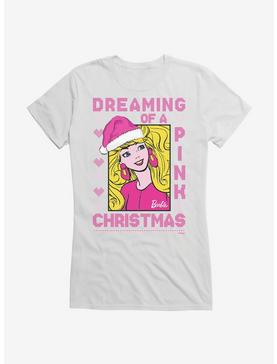 Barbie Dreaming Of A Pink Ugly Christmas Pattern Girls T-Shirt, , hi-res