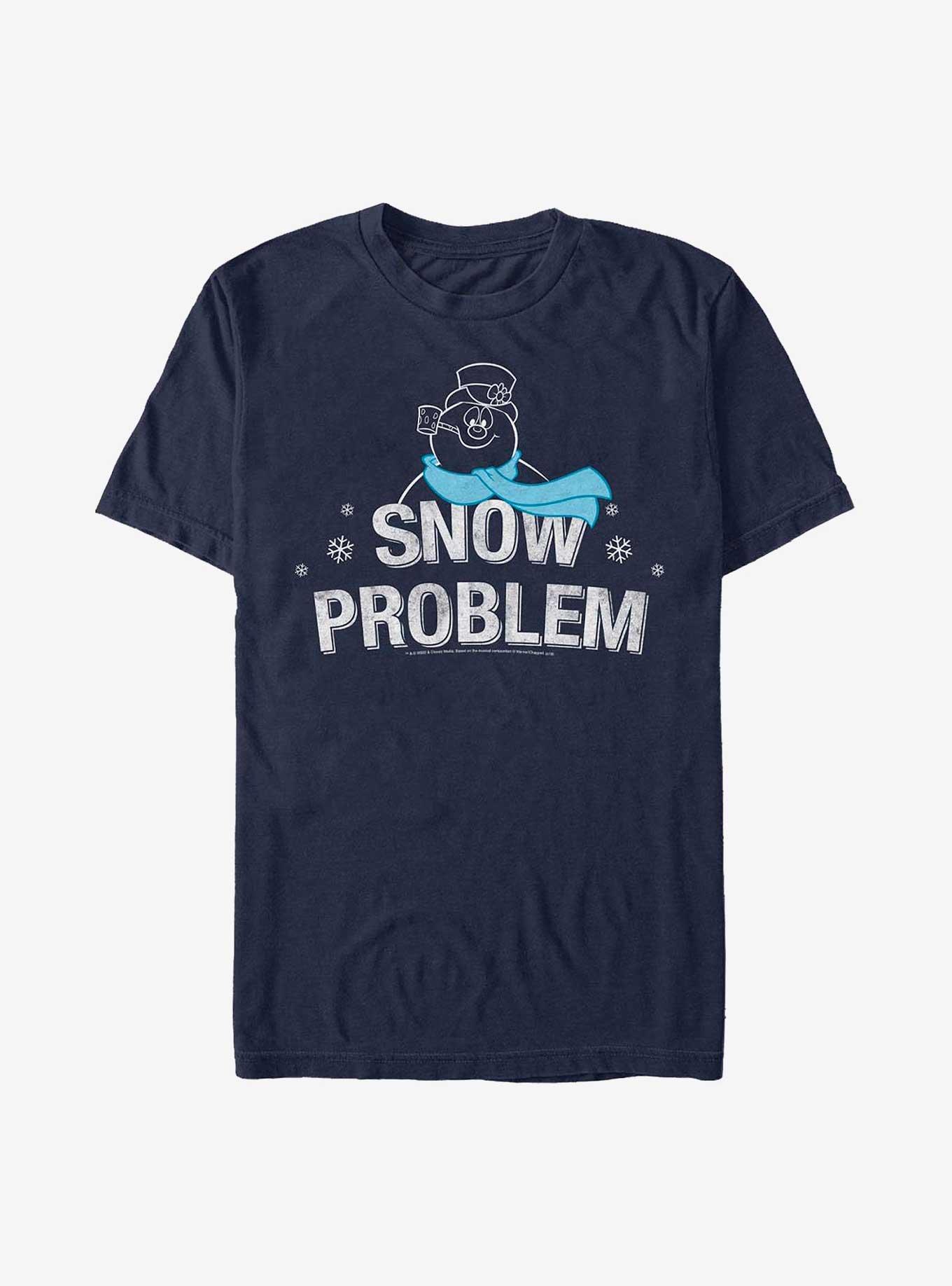 Frosty The Snowman Snow Problem Frosty T-Shirt, NAVY, hi-res