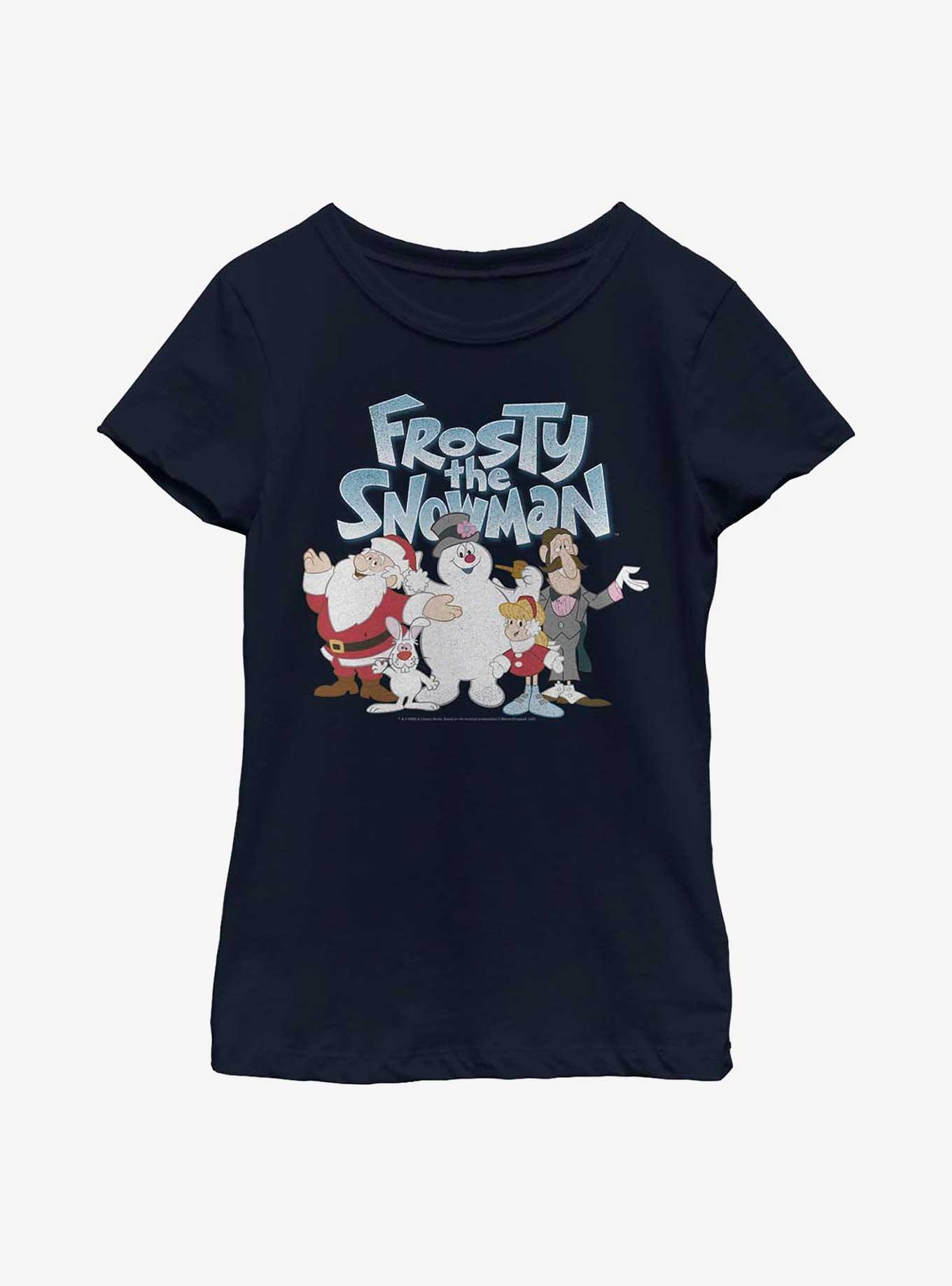 Frosty The Snowman Group Youth Girls T-Shirt, , hi-res