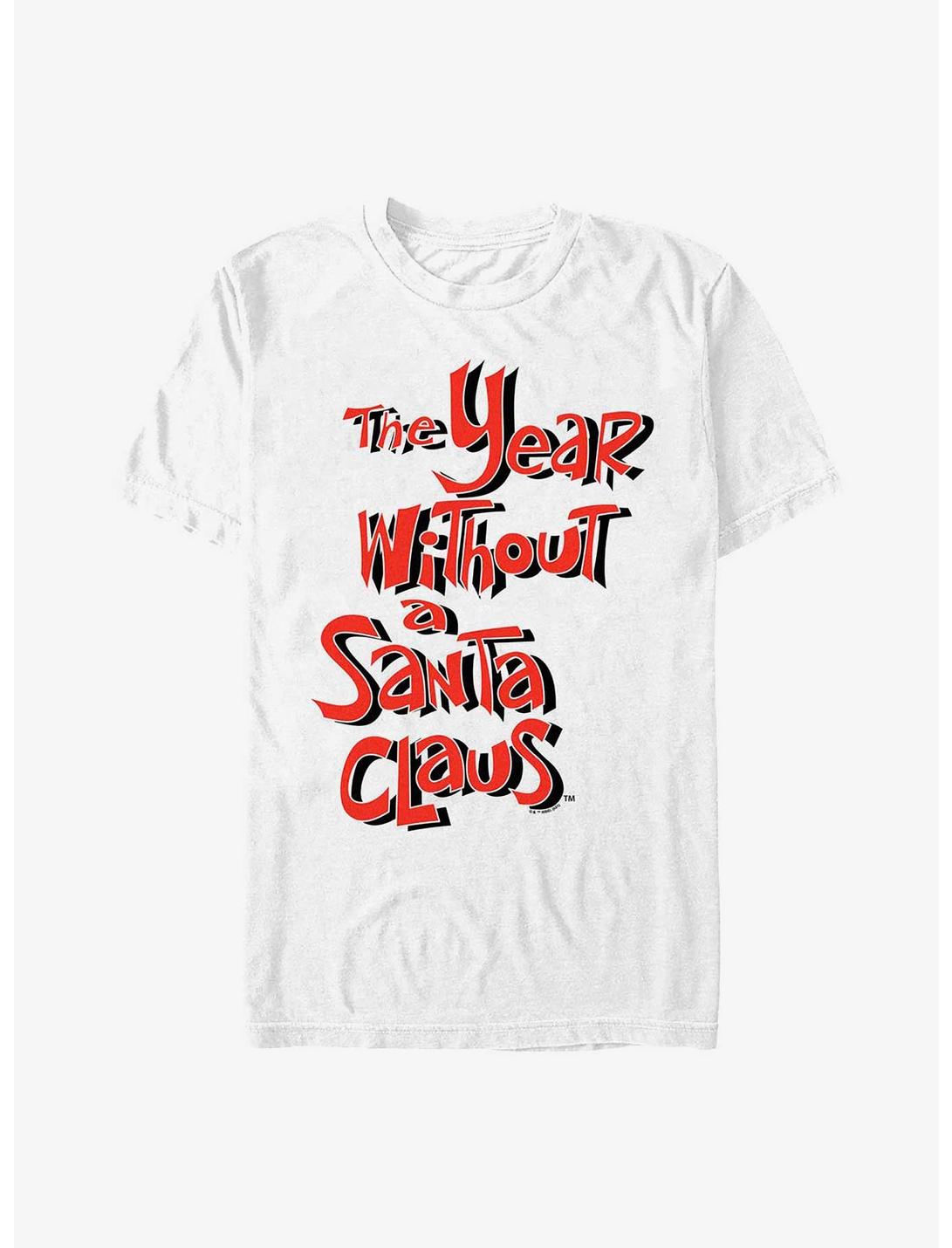 The Year Without Santa Claus Red Logo T-Shirt, WHITE, hi-res