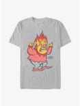 The Year Without Santa Claus Vintage Heat Miser T-Shirt, SILVER, hi-res