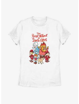 The Year Without Santa Claus Logo Group Womens T-Shirt, , hi-res