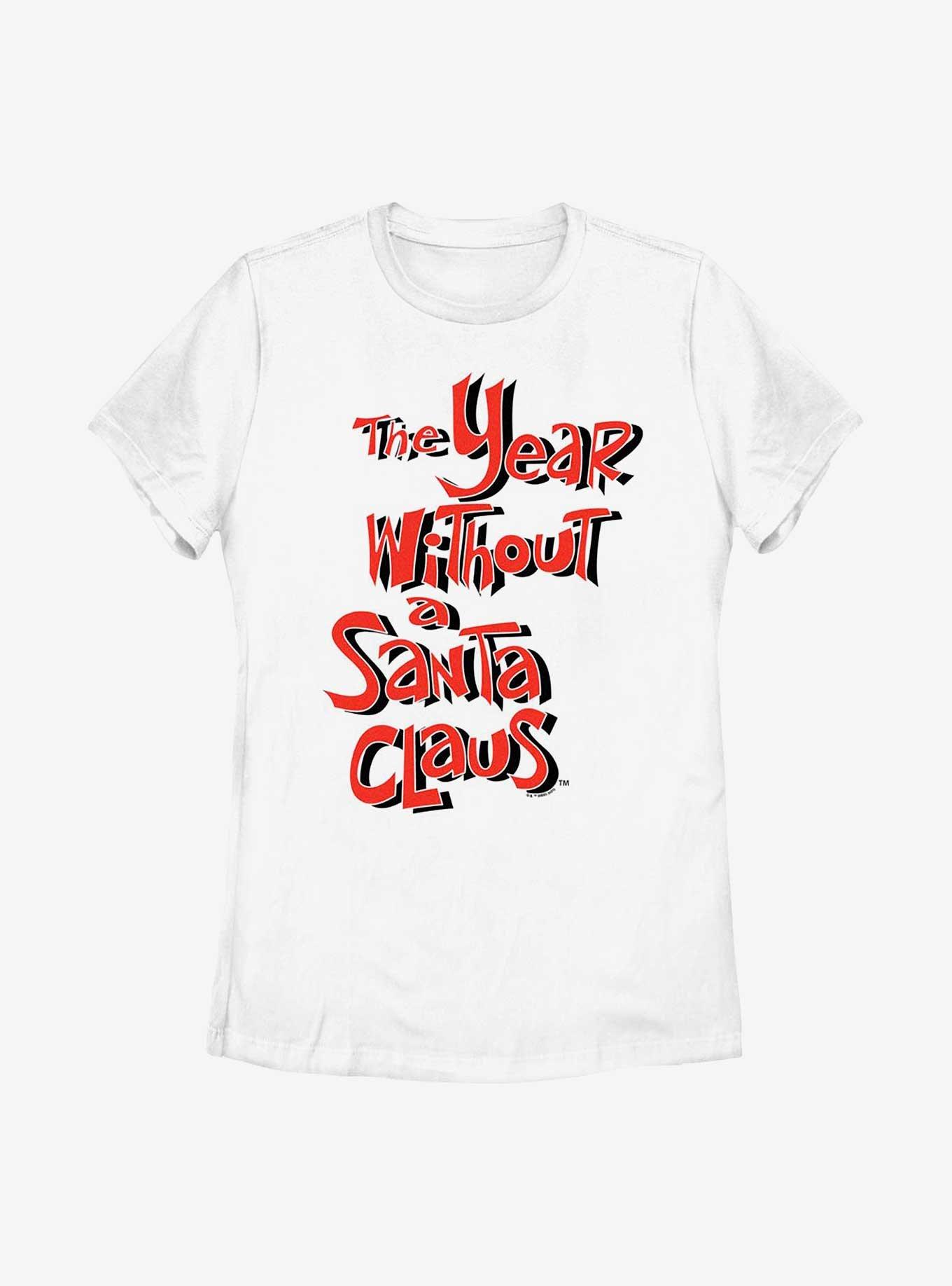 The Year Without Santa Claus Red Logo Womens T-Shirt