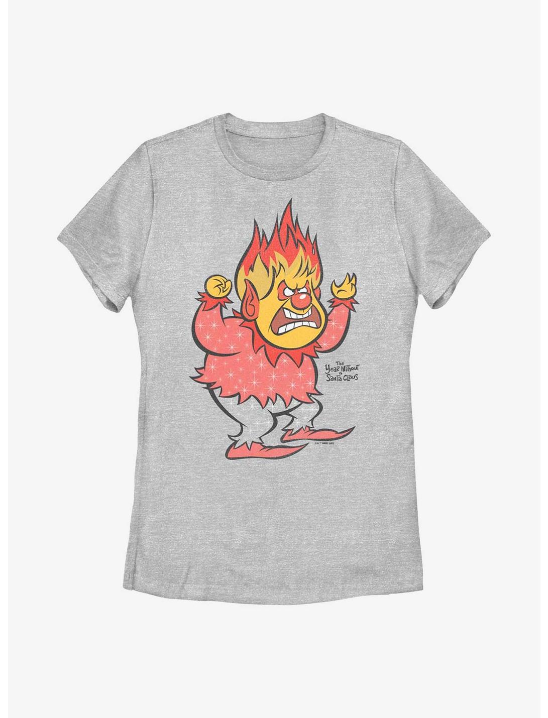 The Year Without Santa Claus Vintage Heat Miser Womens T-Shirt, ATH HTR, hi-res