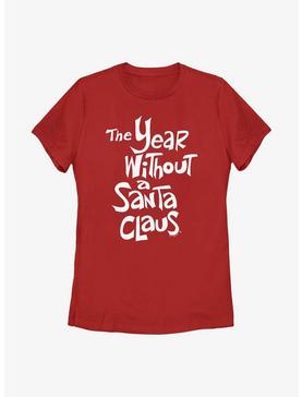The Year Without Santa Claus White Logo Womens T-Shirt, , hi-res