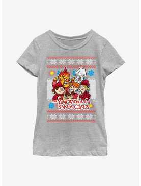 The Year Without Santa Claus Christmas Group Youth Girls T-Shirt, , hi-res