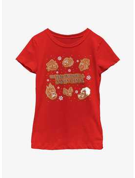 The Year Without Santa Claus Gingerbread Squad Youth Girls T-Shirt, , hi-res