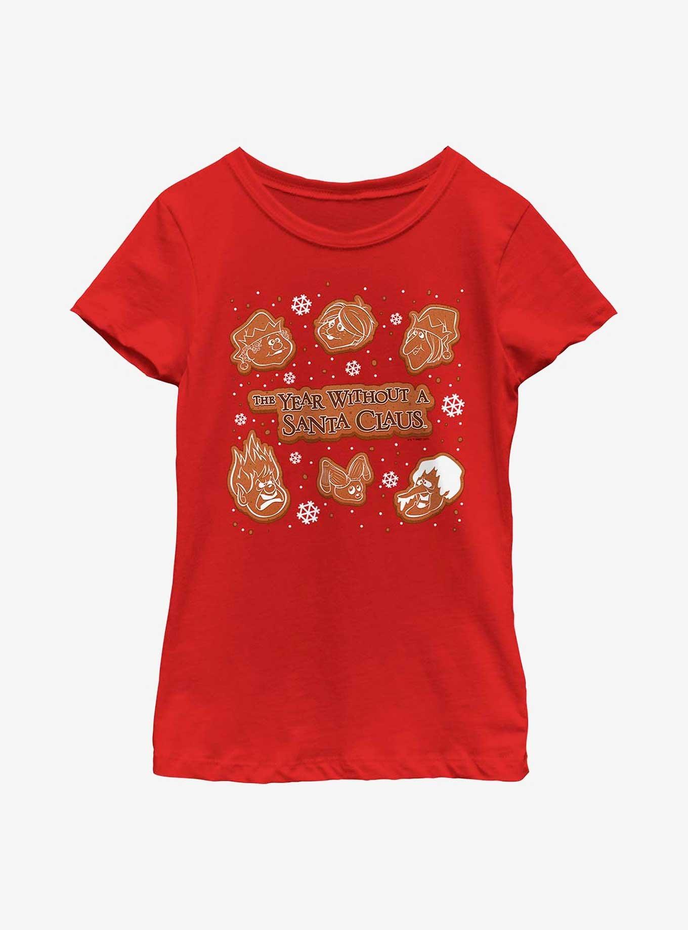 The Year Without Santa Claus Gingerbread Squad Youth Girls T-Shirt, , hi-res