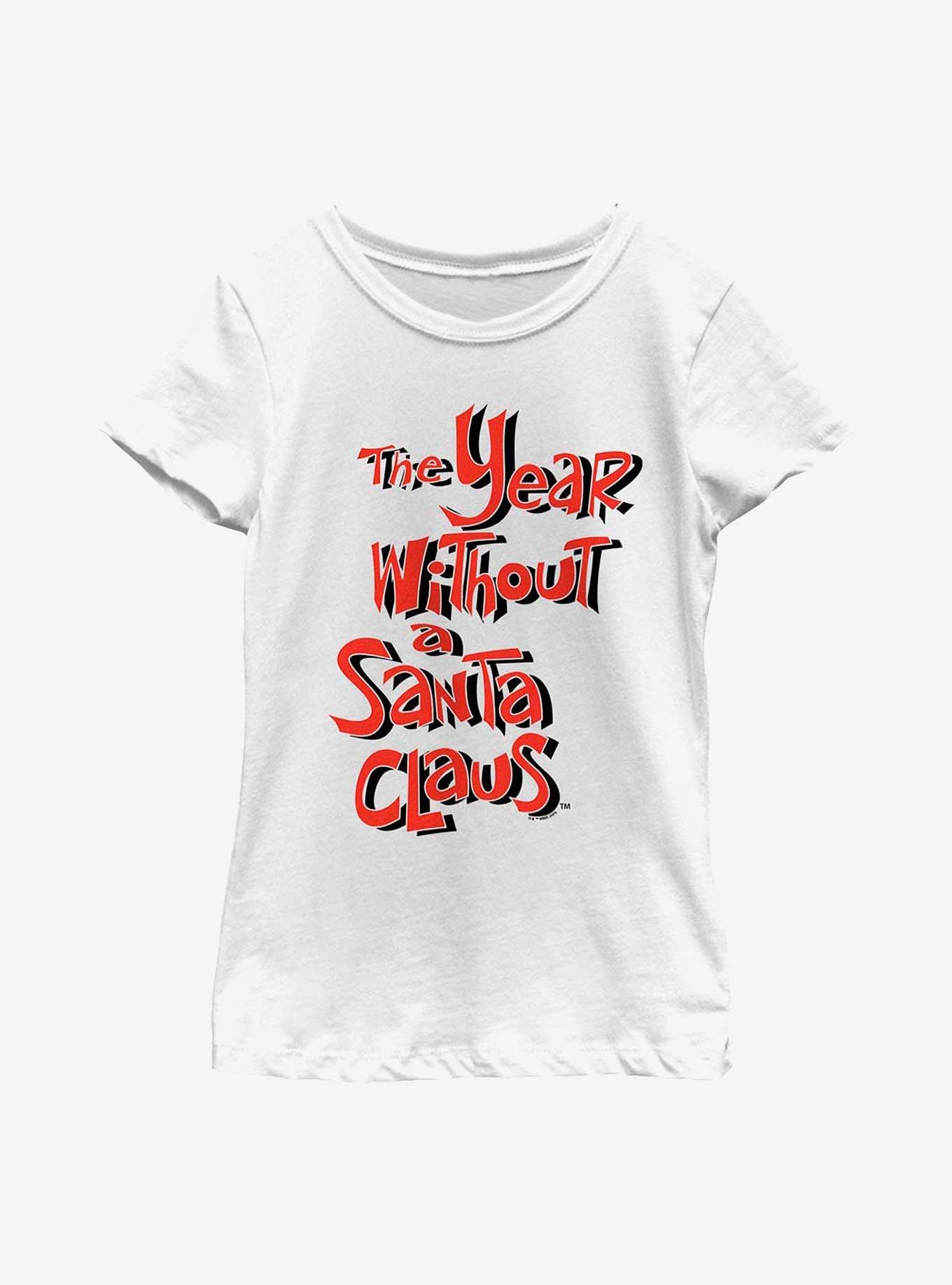 The Year Without Santa Claus Red Logo Youth Girls T-Shirt, , hi-res