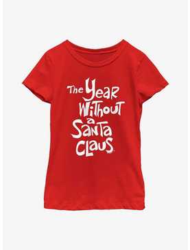 The Year Without Santa Claus White Logo Youth Girls T-Shirt, , hi-res