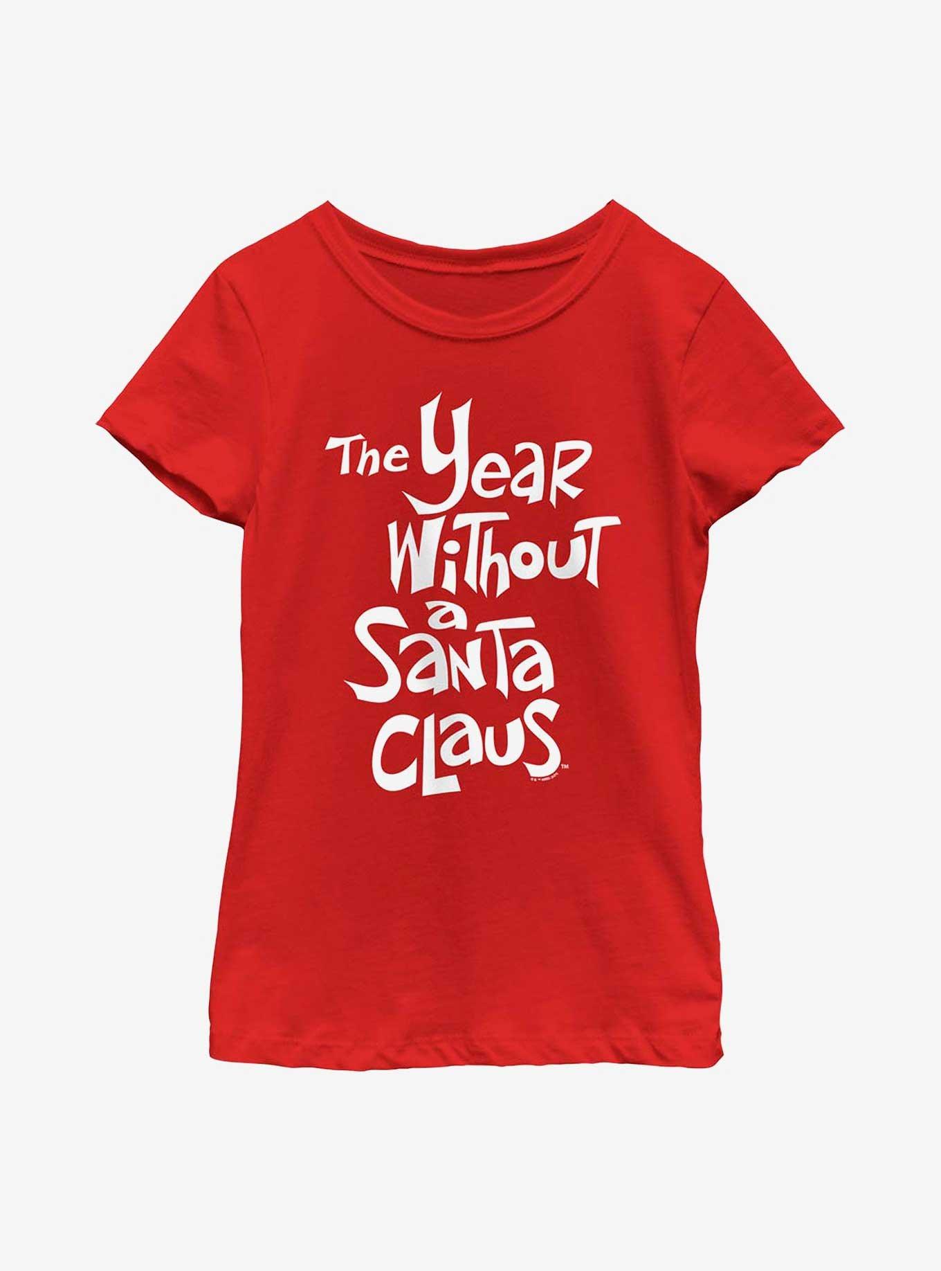 The Year Without Santa Claus White Logo Youth Girls T-Shirt, , hi-res