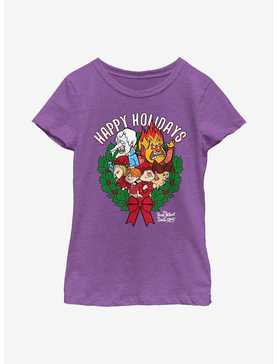 The Year Without Santa Claus Wreath Group Youth Girls T-Shirt, , hi-res