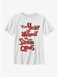 The Year Without Santa Claus Red Logo Youth T-Shirt, WHITE, hi-res
