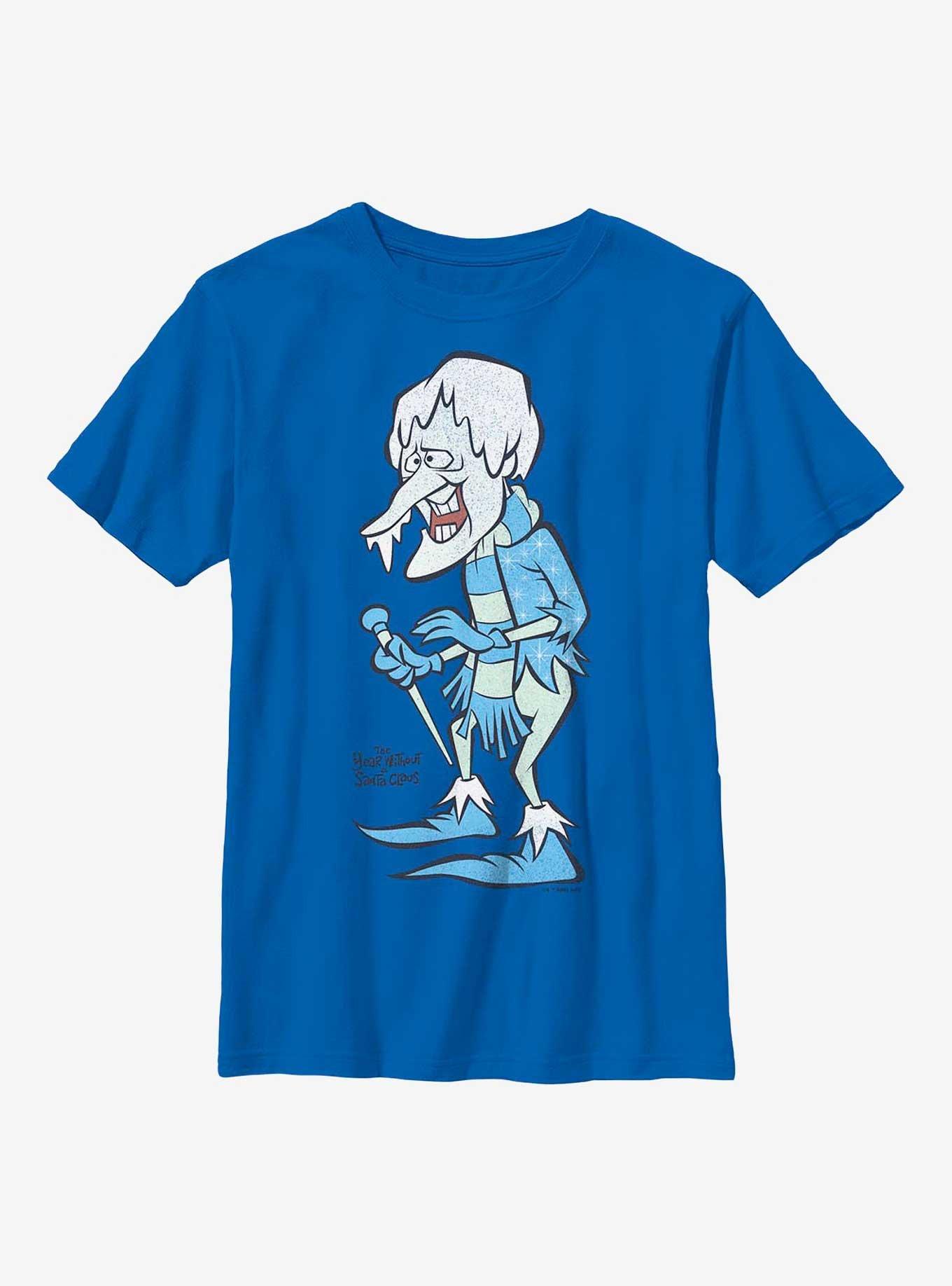 The Year Without Santa Claus Vintage Snow Miser Youth T-Shirt, ROYAL, hi-res