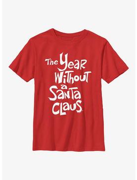 The Year Without Santa Claus White Logo Youth T-Shirt, , hi-res