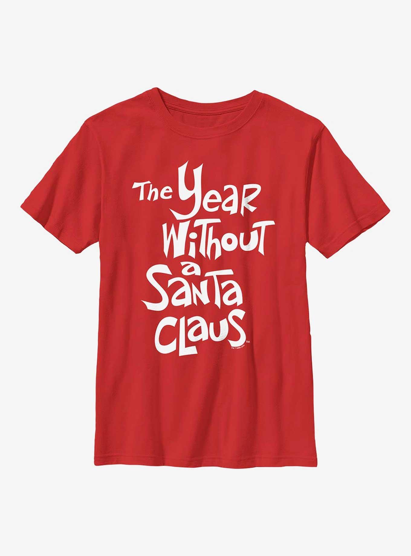 The Year Without Santa Claus White Logo Youth T-Shirt, , hi-res