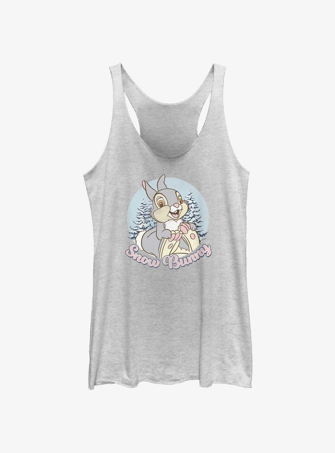 Disney Bambi Snow Bunny Thumper Girls Tank, WHITE HTR, hi-res