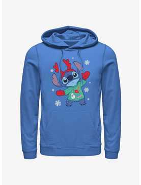 Disney Lilo & Stitch Reindeer Stitch Hoodie, , hi-res