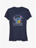 Disney Lilo & Stitch Did It For Hanukkah Latkes Girls T-Shirt, NAVY, hi-res