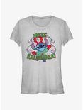 Disney Lilo & Stitch Mele Kalikimaka Merry Christmas in Hawaiian Girls T-Shirt, ATH HTR, hi-res