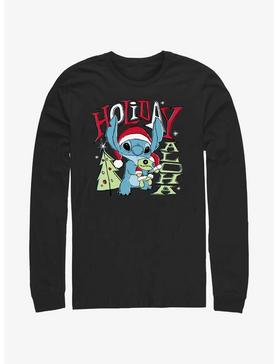 Disney Lilo & Stitch Holiday Aloha Long-Sleeve T-Shirt, , hi-res
