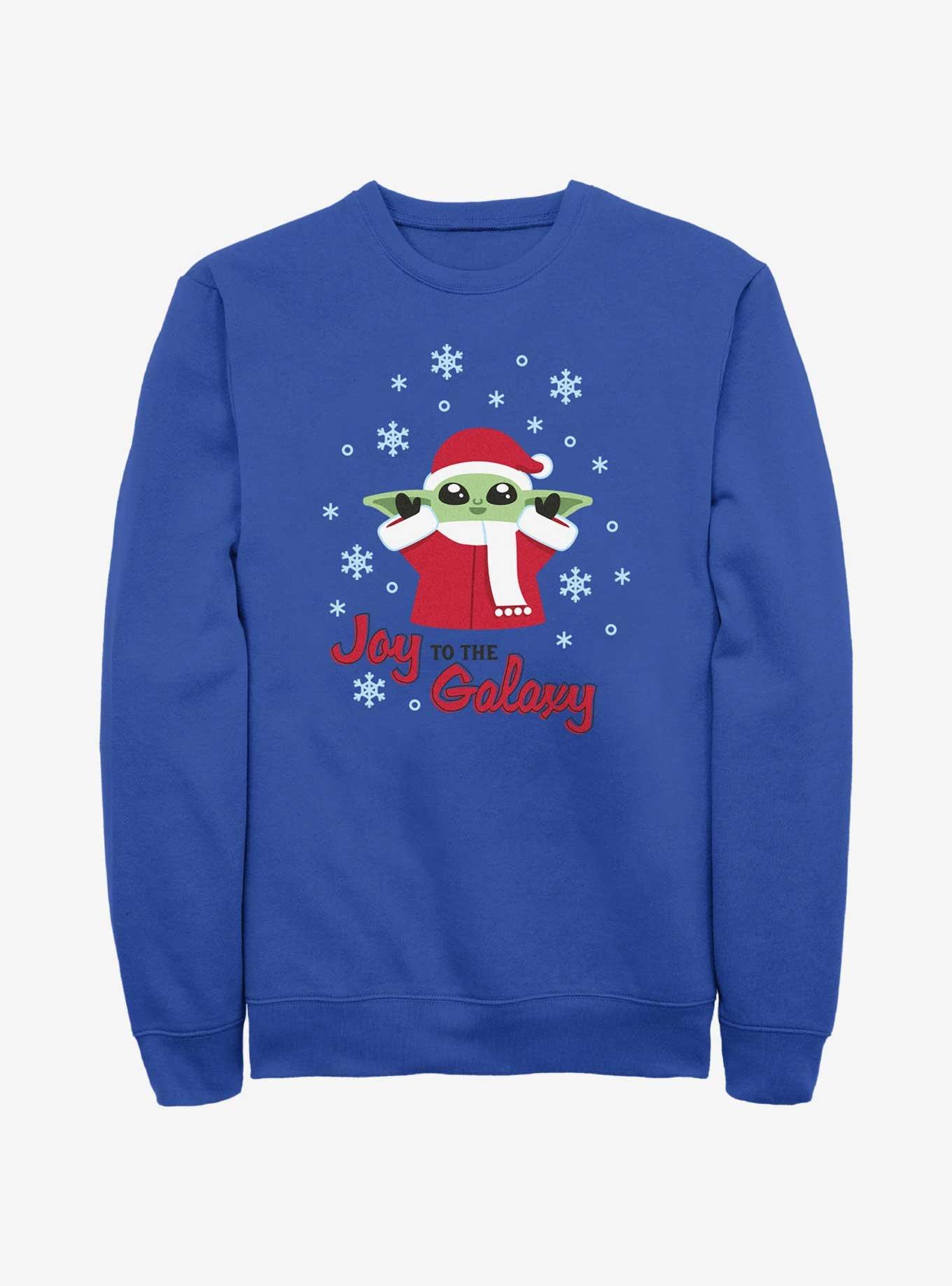 Star Wars The Mandalorian Santa Grogu Joy To The Galaxy Sweatshirt, , hi-res