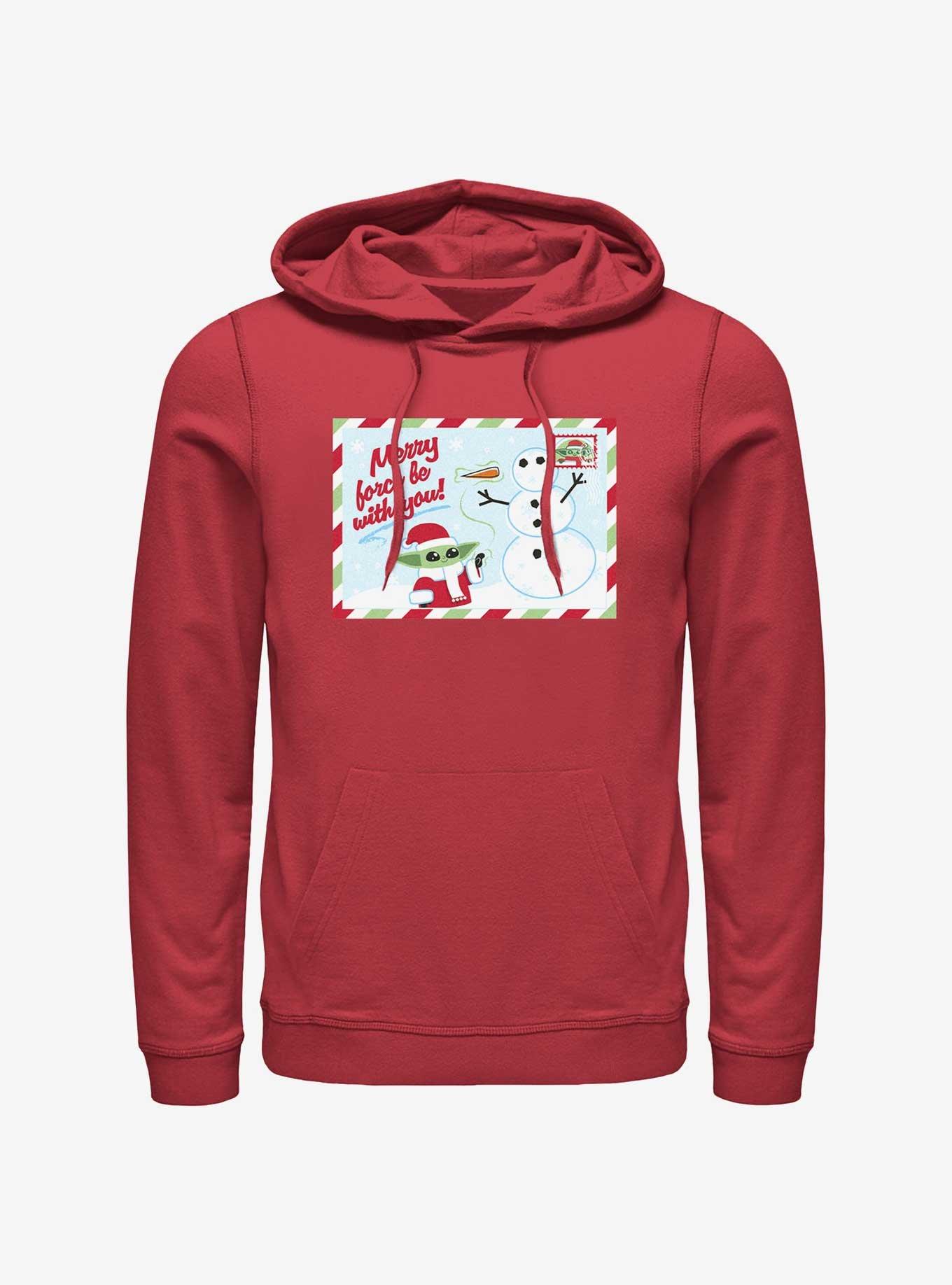 Star Wars The Mandalorian Merry Force Postcard Hoodie, , hi-res