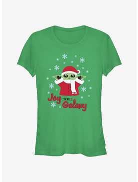 Star Wars The Mandalorian Santa Grogu Joy To The Galaxy Girls T-Shirt, , hi-res