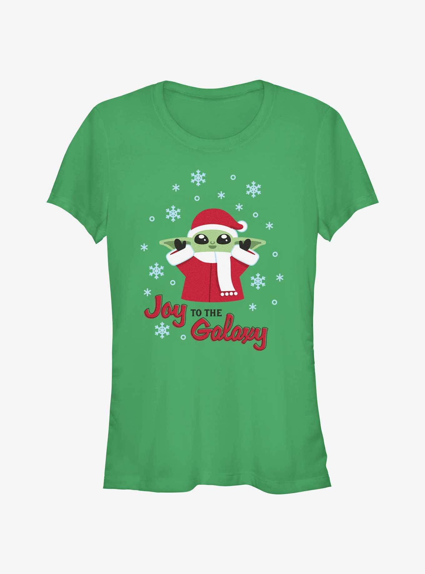 Star Wars The Mandalorian Santa Grogu Joy To The Galaxy Girls T-Shirt, , hi-res